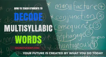 Mastering Multisyllabic Words: Effective Strategies for Teaching Students to Decode