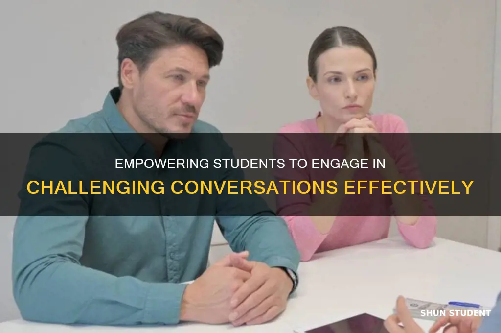 how to teach students to discuss difficult topics