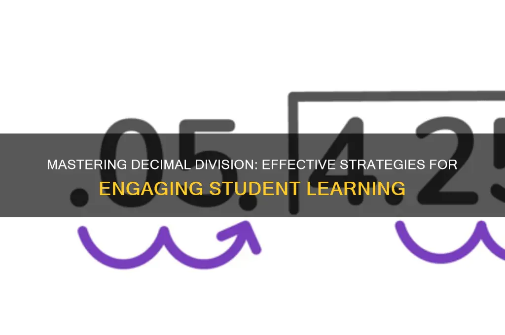 how to teach students to divide decimals