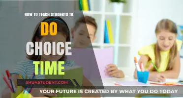 Empowering Students: Mastering Choice Time in the Classroom