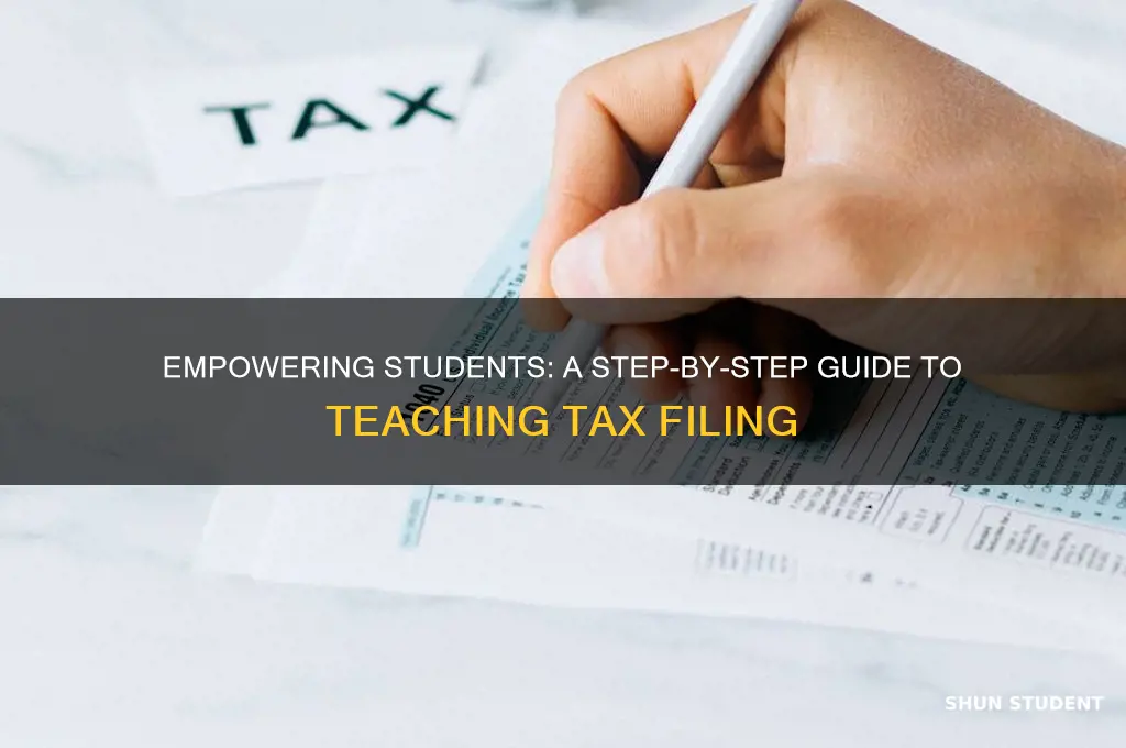 how to teach students to do taxes