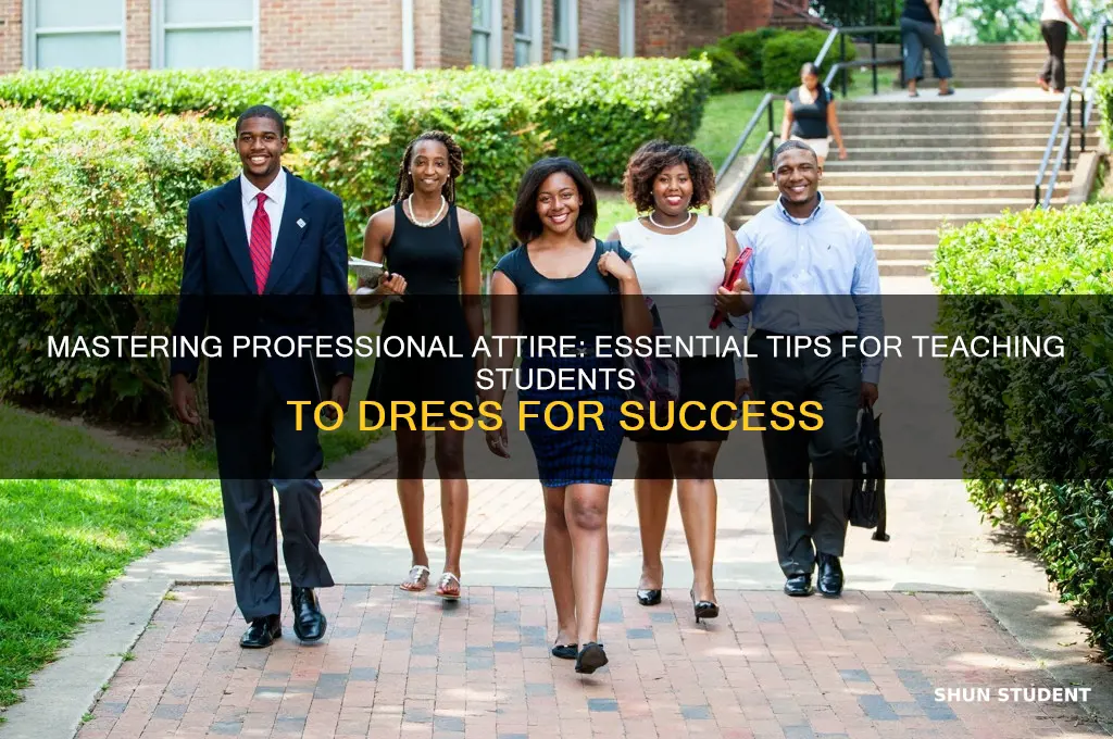 how to teach students to dress professionally