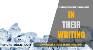 Enhancing Student Writing: Strategies to Encourage Detailed Elaboration