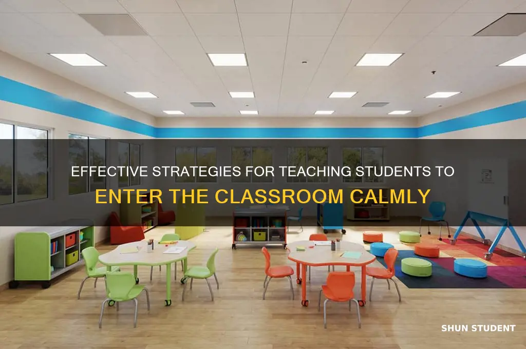how to teach students to enter classroom