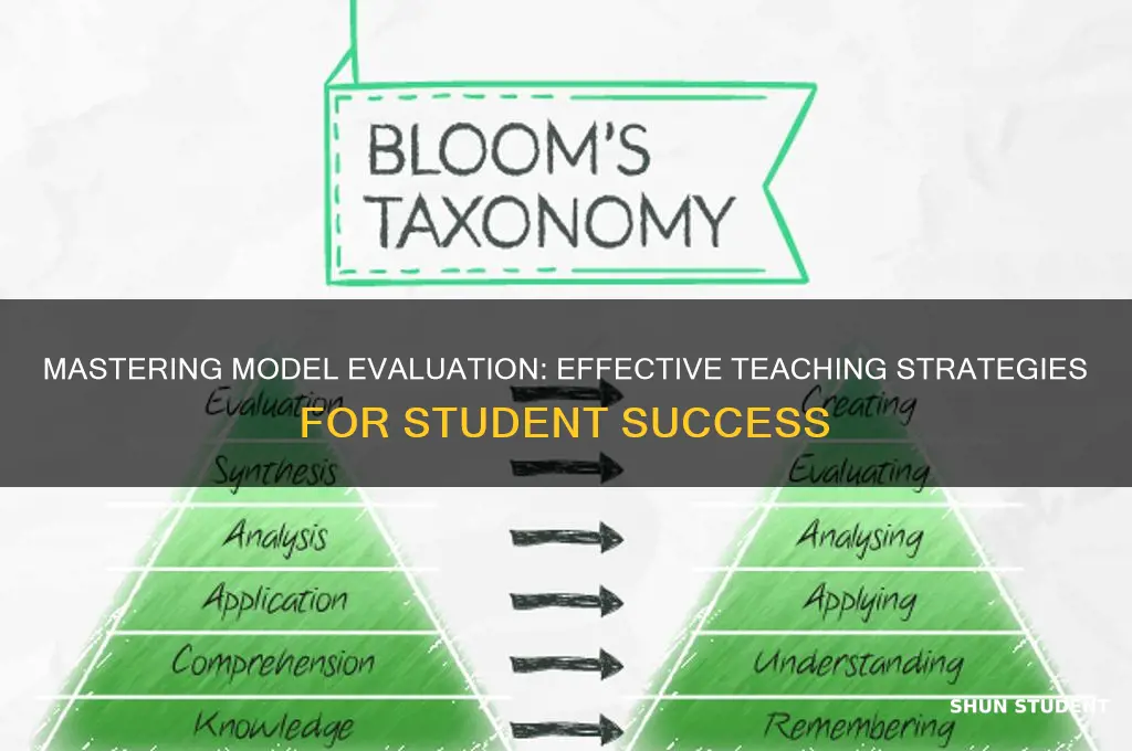 how to teach students to evaluate models