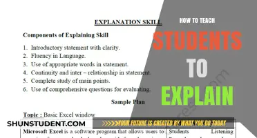 Mastering Explanation Skills: Effective Strategies for Teaching Students to Clarify