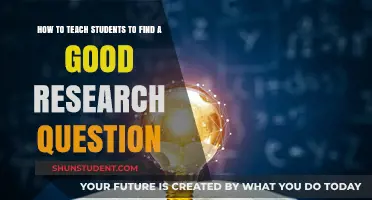Crafting Curiosity: Guiding Students to Develop Strong Research Questions