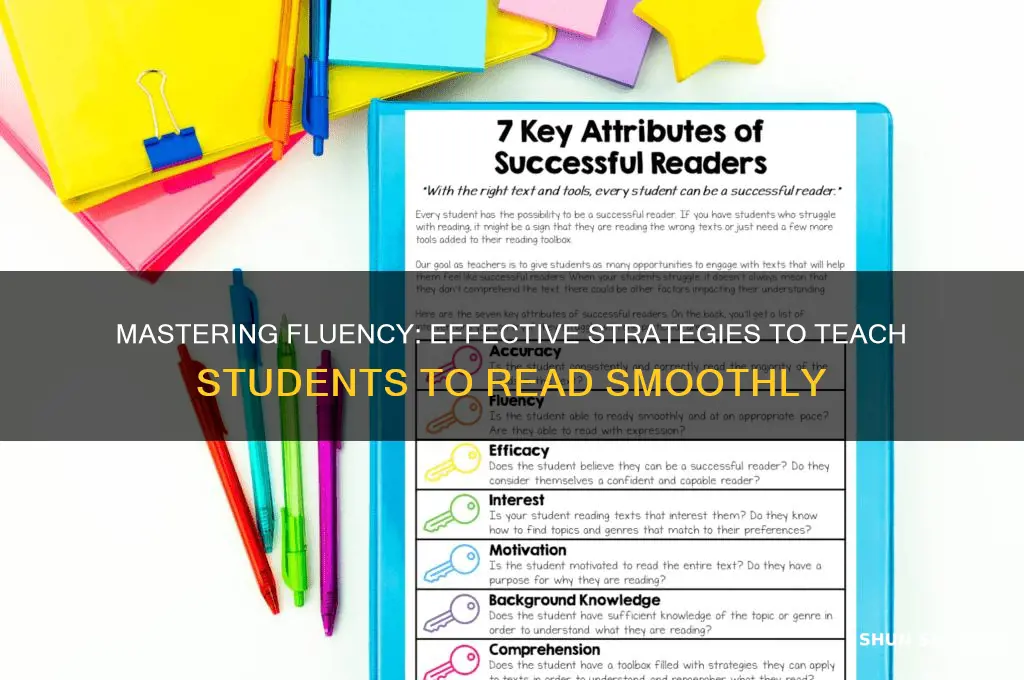 how to teach students to flueny read