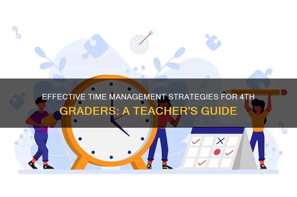 how to teach students to manage time 4th grade