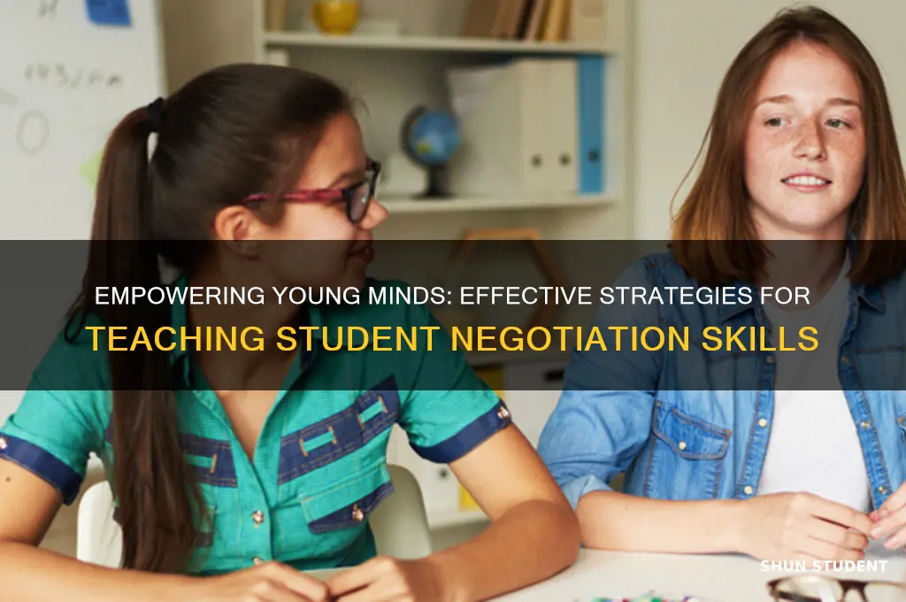 how to teach students to negotiate