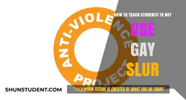 Fostering Respect: Strategies to Eliminate Anti-Gay Slurs in Schools
