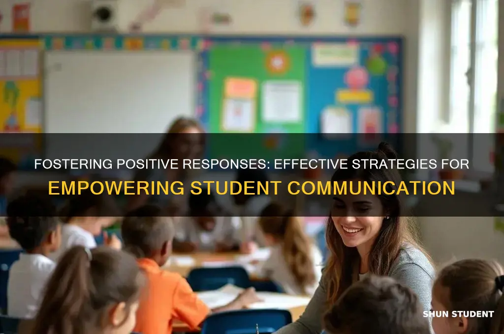 how to teach students to positively respond