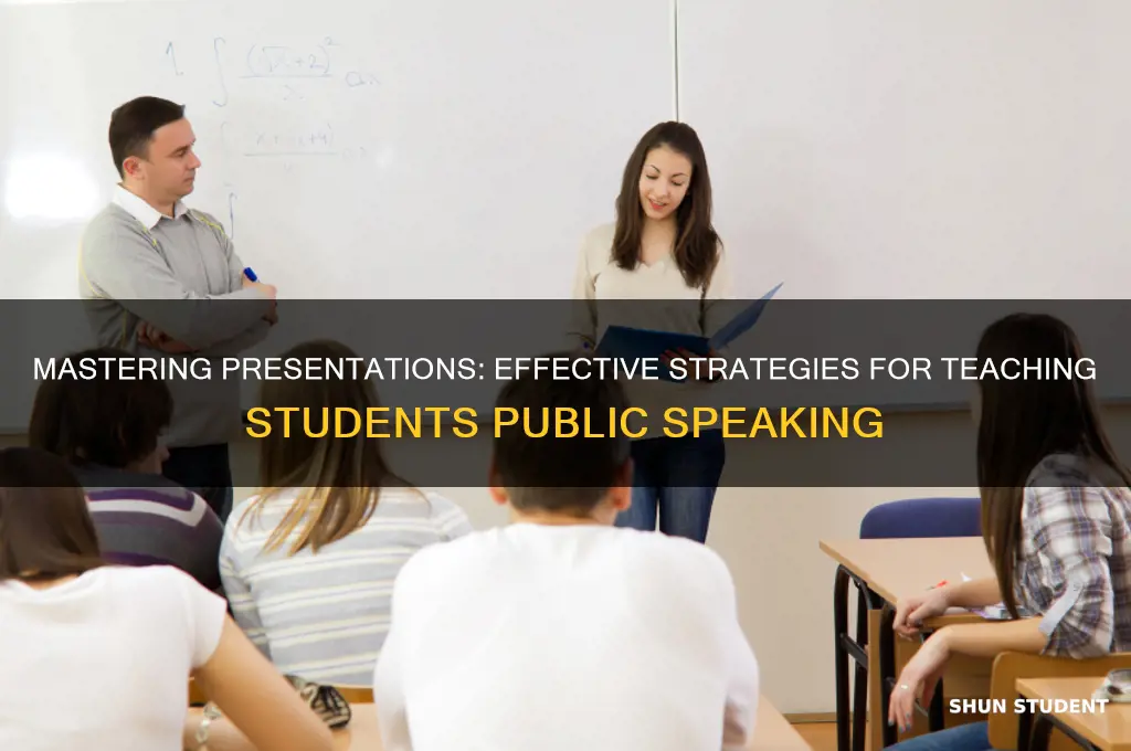 how to teach students to present