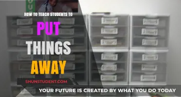 Teaching Students Organization: Simple Strategies for Putting Things Away