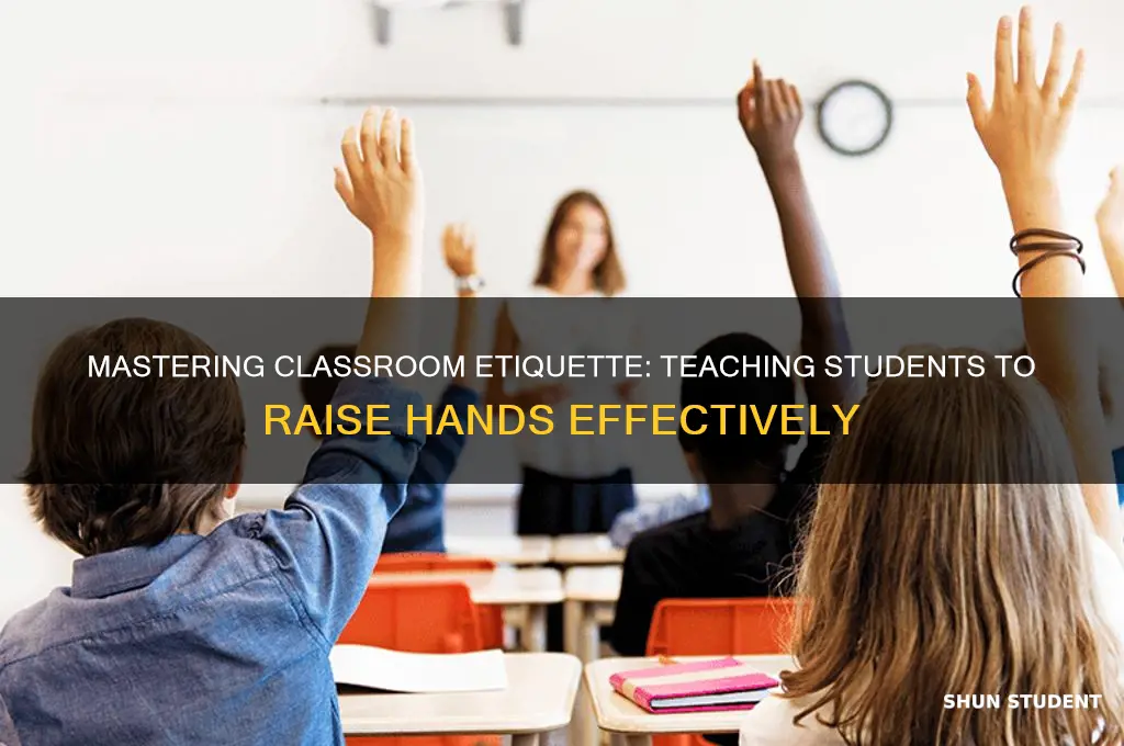 how to teach students to raise their hands