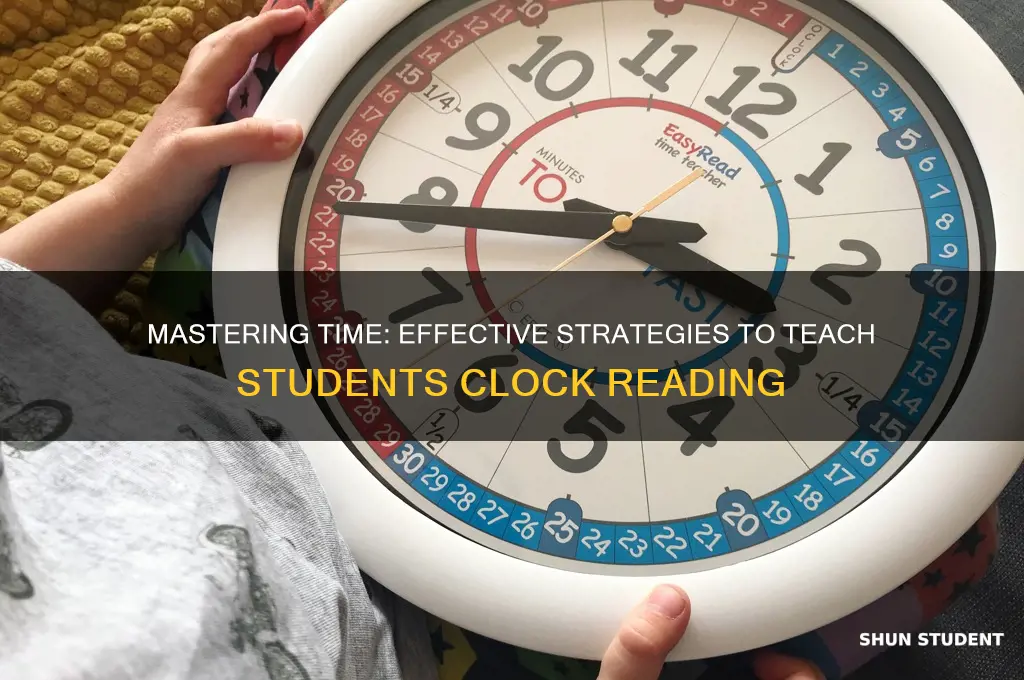 how to teach students to read a clock
