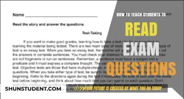 Mastering Exam Questions: Effective Strategies for Teaching Students to Read Critically