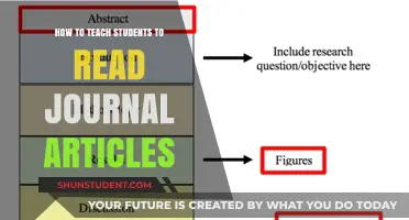 Mastering Academic Reading: Strategies for Teaching Journal Article Analysis