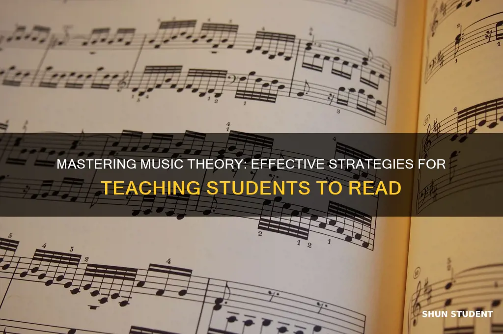 how to teach students to read music theory