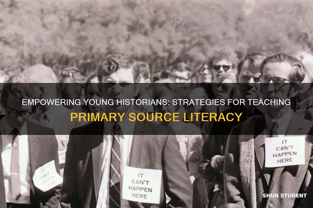 how to teach students to read primary sources