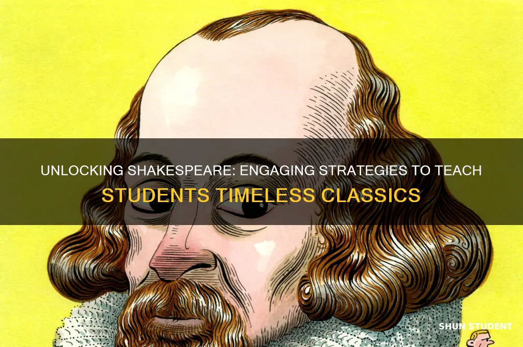 how to teach students to read shakespeare