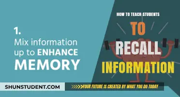 Mastering Memory: Effective Strategies to Teach Students Information Recall