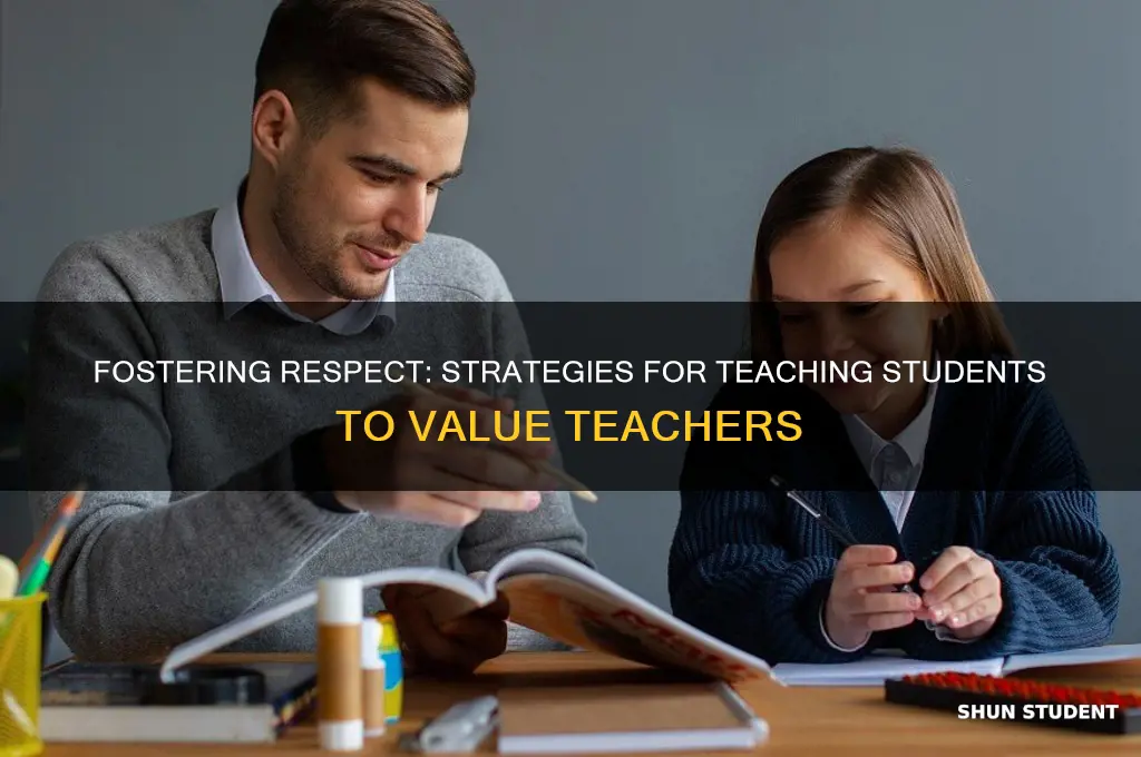 how to teach students to respect teachers