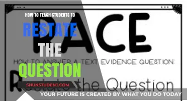 Mastering Restatement: Effective Strategies to Teach Students Question Rewriting