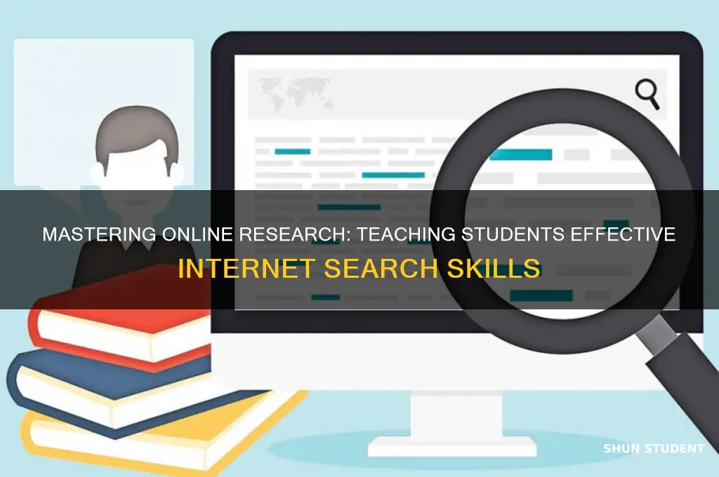 how to teach students to search internet