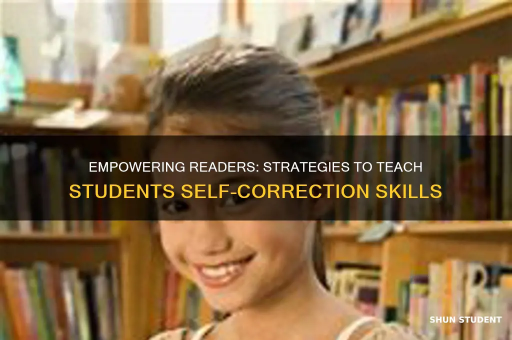 how to teach students to self correct when reading