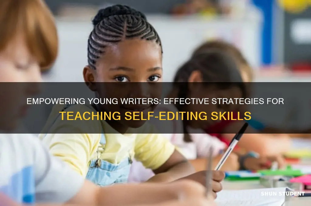 how to teach students to self edit