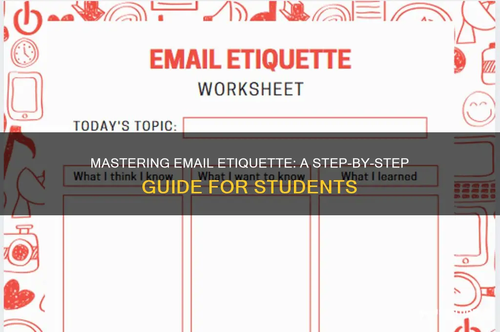 how to teach students to send an email