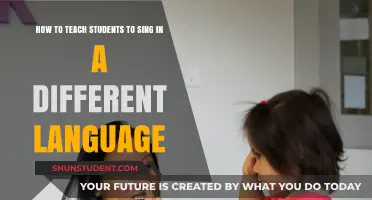 Unlocking Multilingual Melodies: Teaching Students to Sing in New Languages