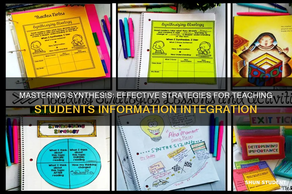 how to teach students to synthesize information