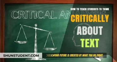 Empowering Young Minds: Strategies for Critical Text Analysis in Education