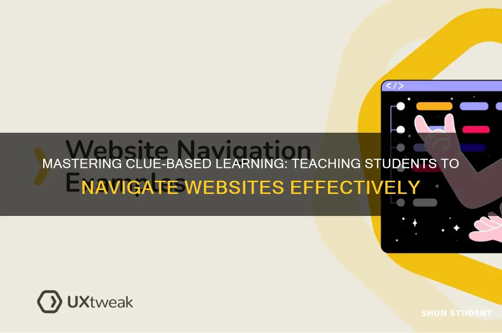 how to teach students to use clues on website