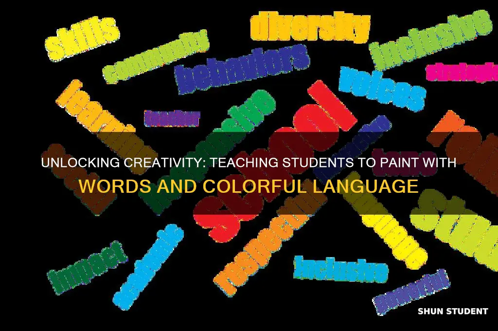 how to teach students to use coloful language