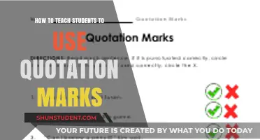 Mastering Quotation Marks: Effective Strategies for Teaching Students