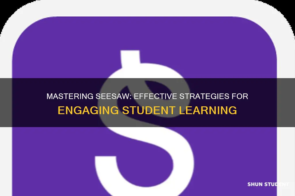 how to teach students to use seesaw