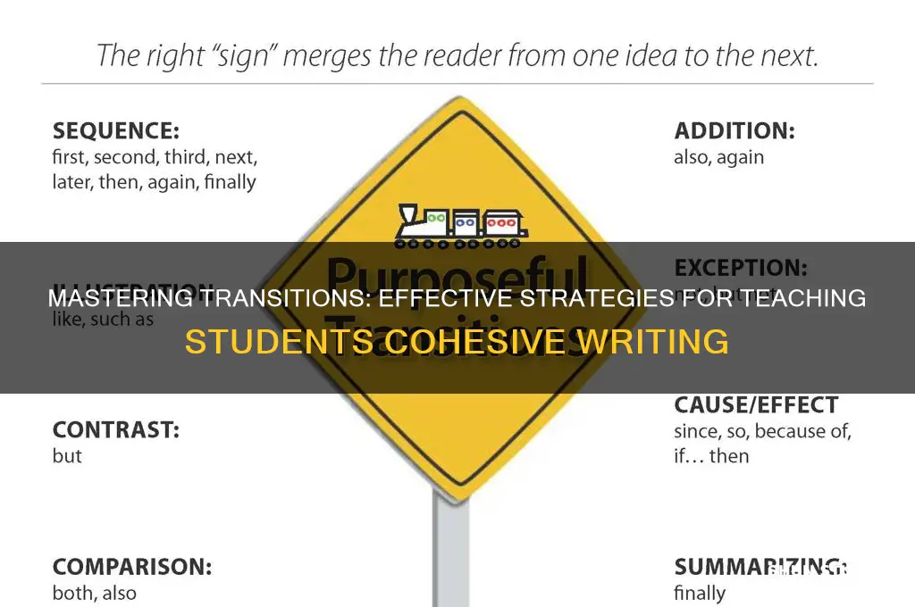 how to teach students to use transitions correctly