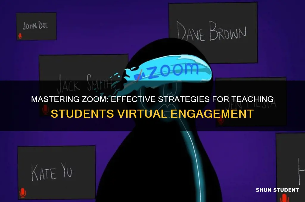 how to teach students to use zoom
