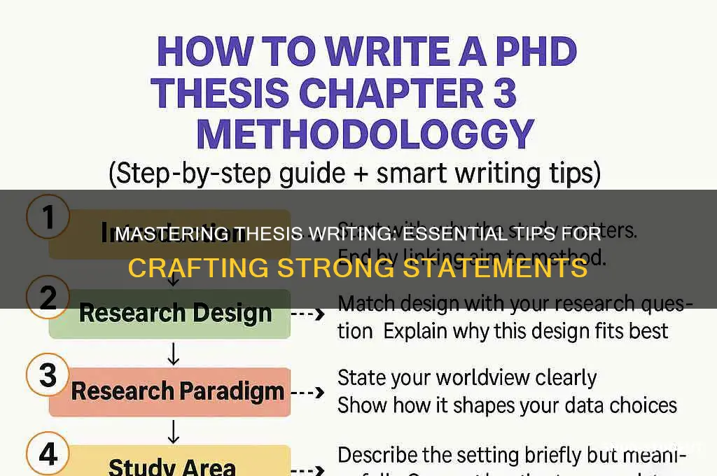 how to teach students to write a good thesis statement