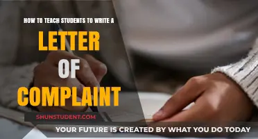 Mastering Complaint Letters: Effective Teaching Strategies for Student Writers