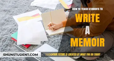 Guiding Students Through Crafting Authentic Personal Memoirs