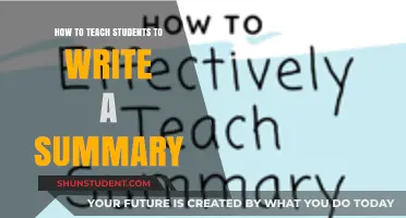 Mastering Summary Writing: Effective Teaching Strategies for Student Success