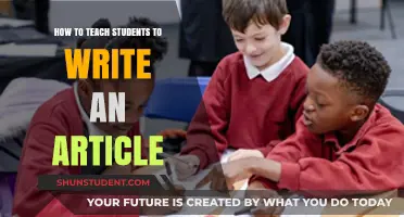 Mastering Article Writing: Essential Tips for Teaching Students Effectively