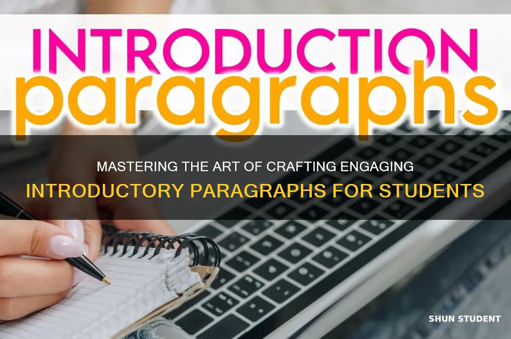 how to teach students to write an introductory paragraph