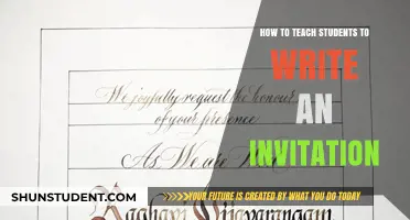Mastering Invitation Writing: A Step-by-Step Guide for Students