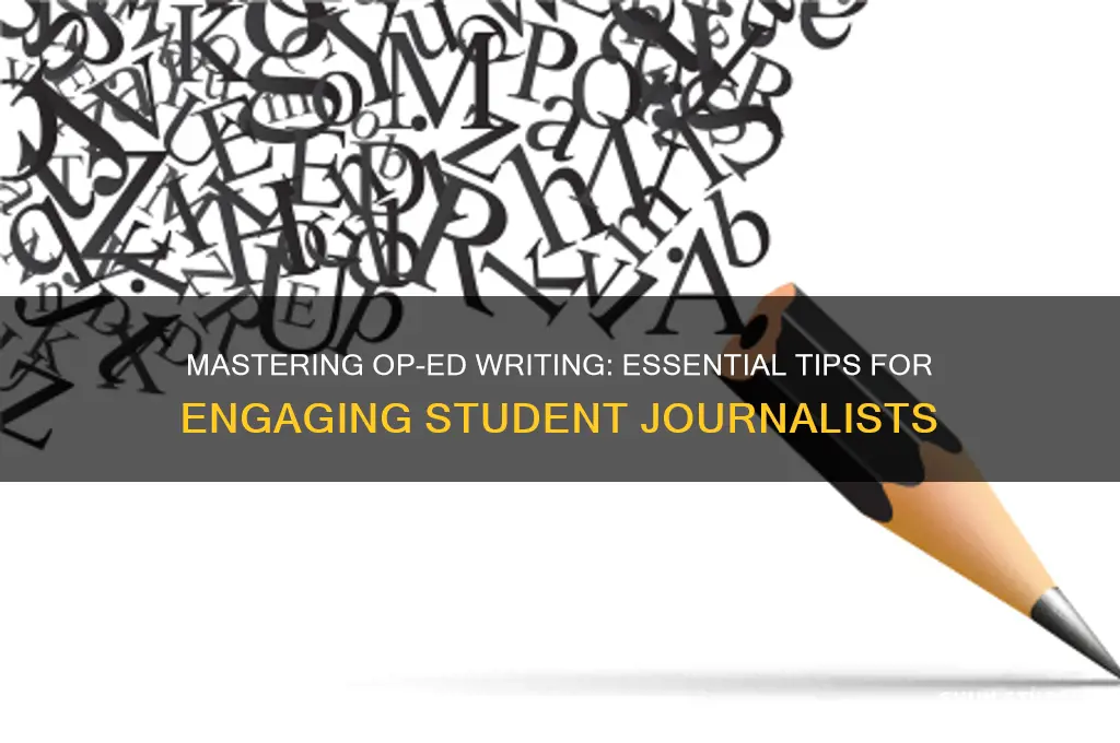 how to teach students to write an op ed