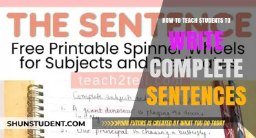 Mastering Sentence Structure: Effective Strategies for Teaching Complete Sentences